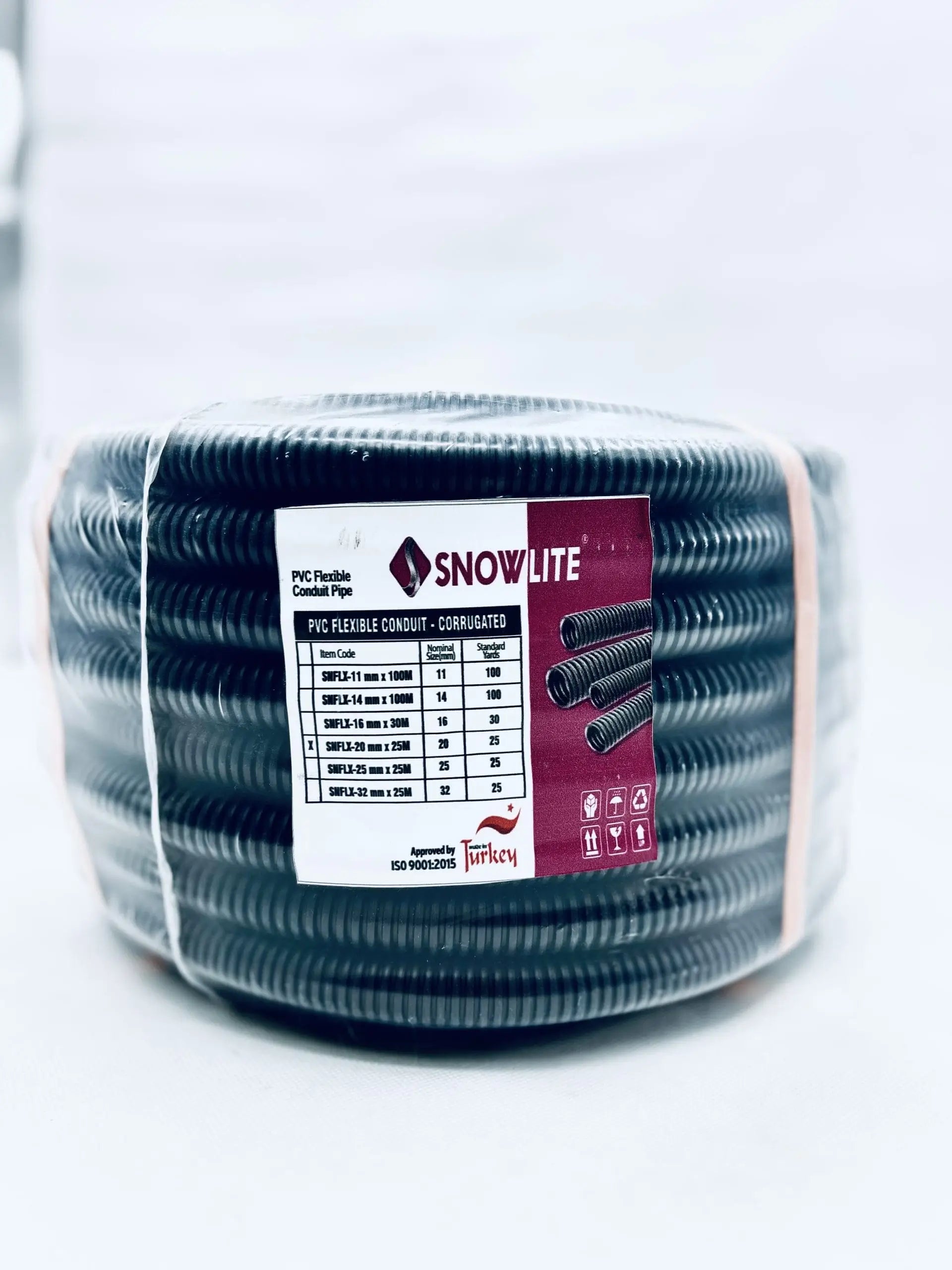 SNOWLITE 11MM PVC Flexible Conduit 100 Mtr