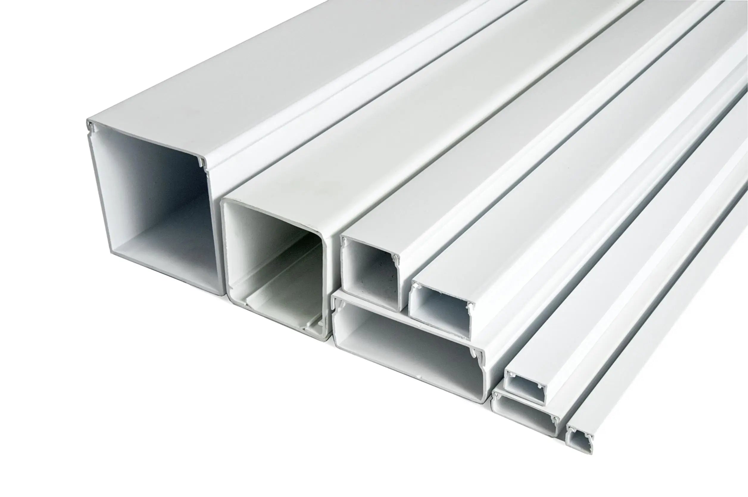 SNOWLITE 100mm x 100mm PVC Trunking | Durable Cable Management | Without Sticker